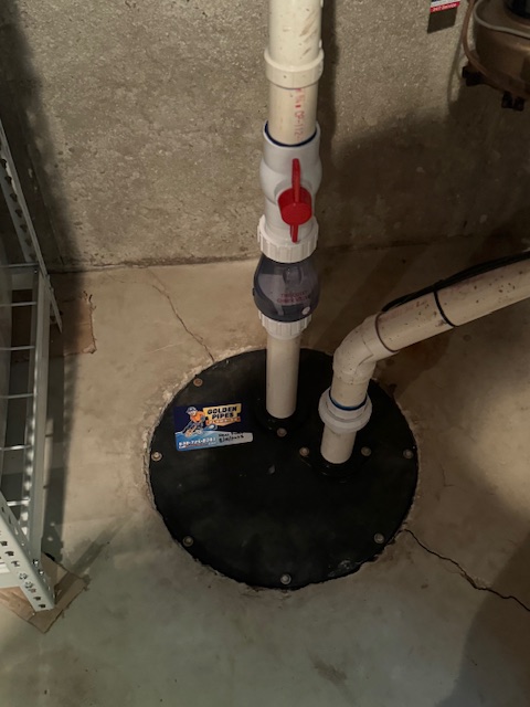 Ejector Pump Installation with High Water Alarm in Darien, IL